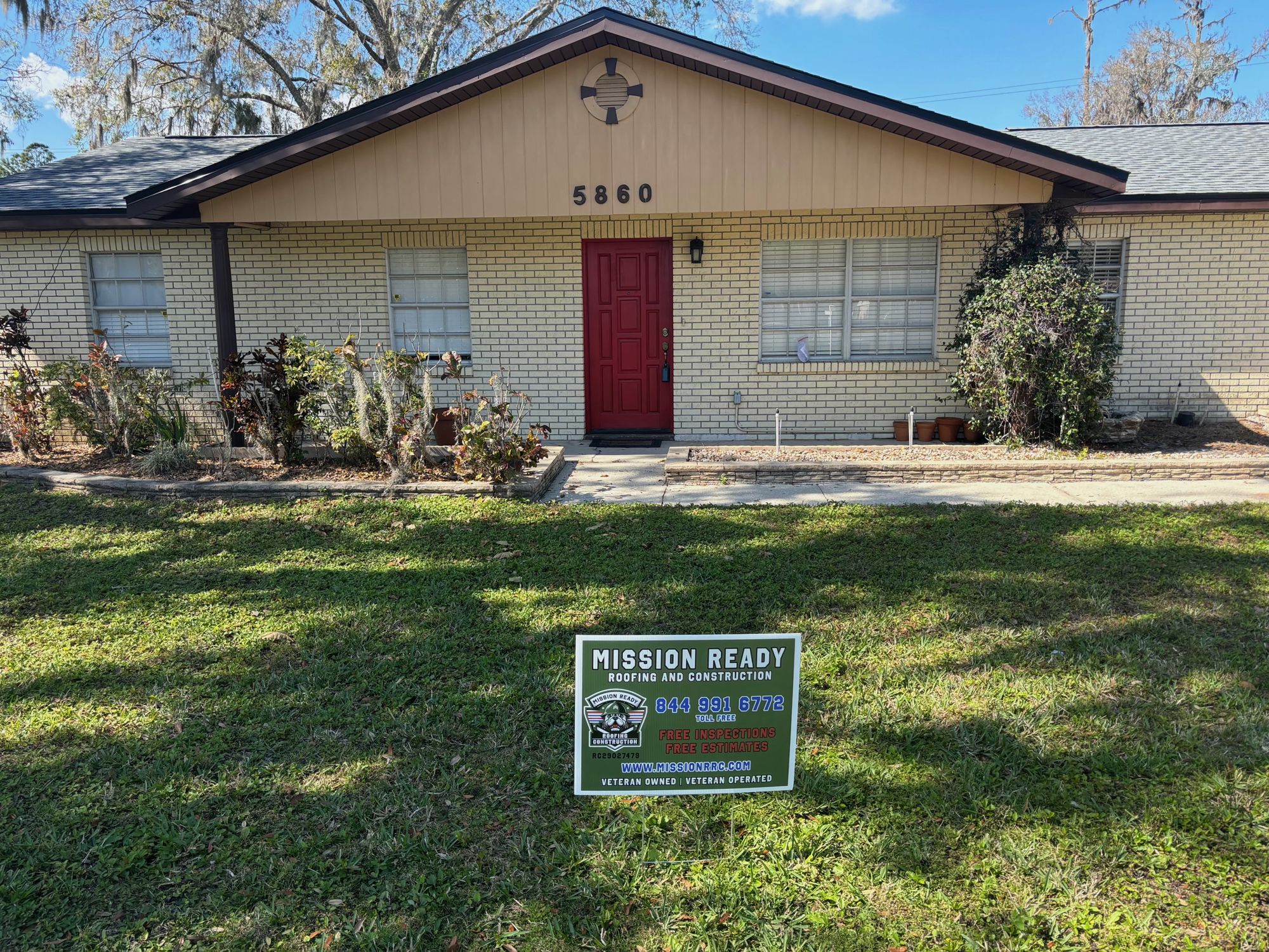 Polk County home after roof work by Mission Ready